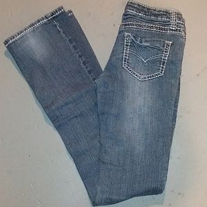 BLUE ASPHALT SLIM BOOTCUT JEANS